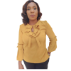 HaloGlow Mustard Blouse