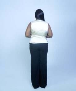 Alternative view of Nude Cowl Sleeveless Blouse